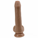 8.66in Liquid Silicone Exposed Glans Foreskin Fake Soft Dildo