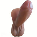 8.66in Liquid Silicone Full-Body Soft Male Penis Real Dildo Durable Manual Toy
