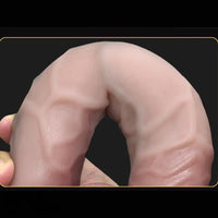 8.66in Liquid Silicone Soft Super Realistic Dildo For Women Big Penis