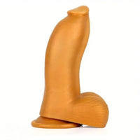 8.66in Liquid Silicone Thick Dildo Penis Soft SkinFriendly GSpot Giant Dildo