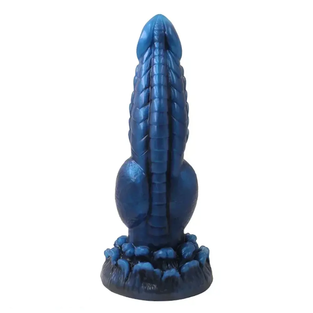 8.66in Monster Big Knot Wolf Dildo Silicone Soft Vagina Massager