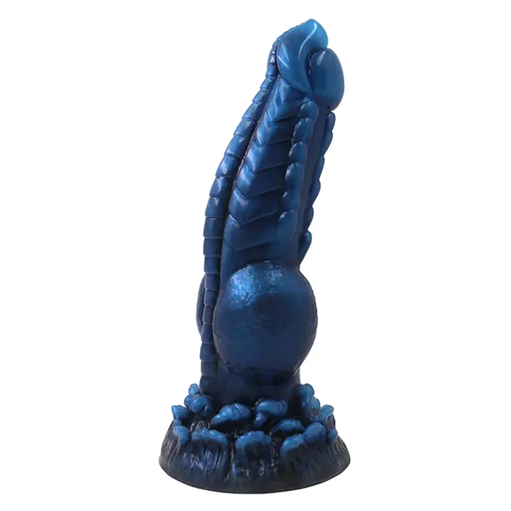 8.66in Monster Big Knot Wolf Dildo Silicone Soft Vagina Massager