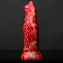 8.66in Monster Cat Ears Silicone Animal Big Soft Anal Fantasy Dildo