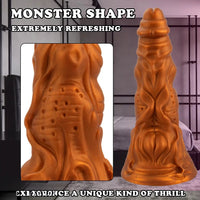8.66in Monster Fantasy Big Dildo Anal Plug Cock Love Training Fun Sex Toy