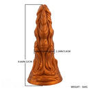 8.66in Monster Fantasy Big Dildo Anal Plug Cock Love Training Fun Sex Toy