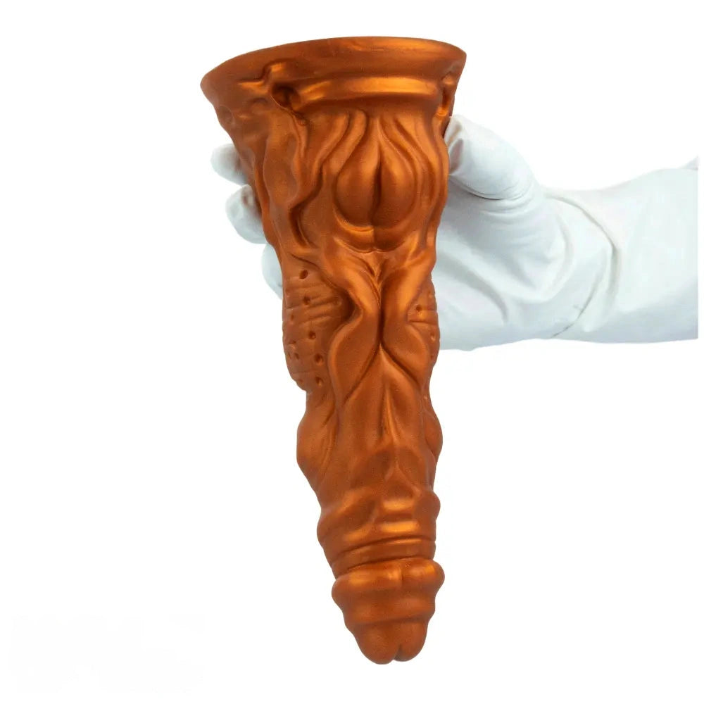 8.66in Monster Fantasy Big Dildo Anal Plug Cock Love Training Fun Sex Toy