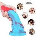 8.66in Penguin Arctic Animal Mix Color Dildo For Gay Couples