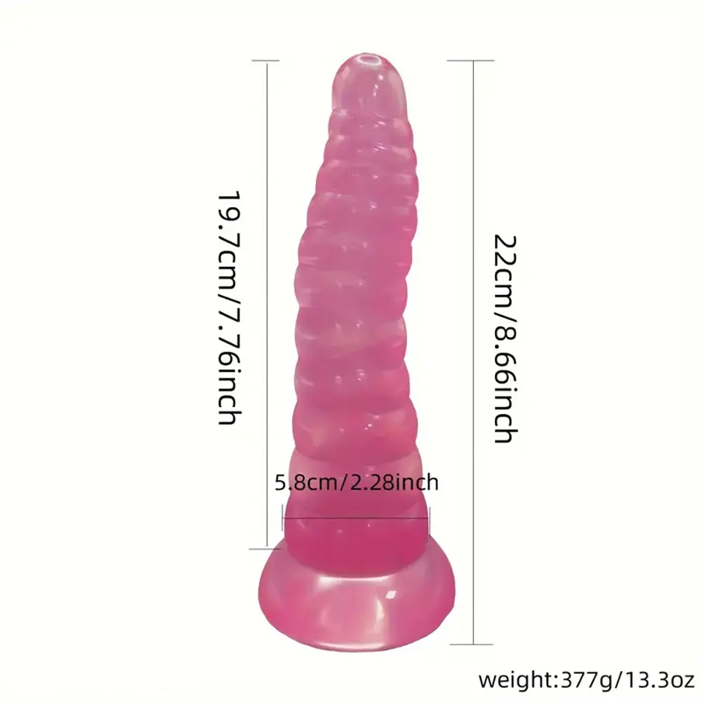 8.66in Pink PVC Monster Big Fantasy Odd Dildo For Women G Spot