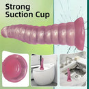 8.66in Pink PVC Monster Big Fantasy Odd Dildo For Women G Spot