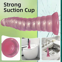 8.66in Pink PVC Monster Big Fantasy Odd Dildo For Women G Spot