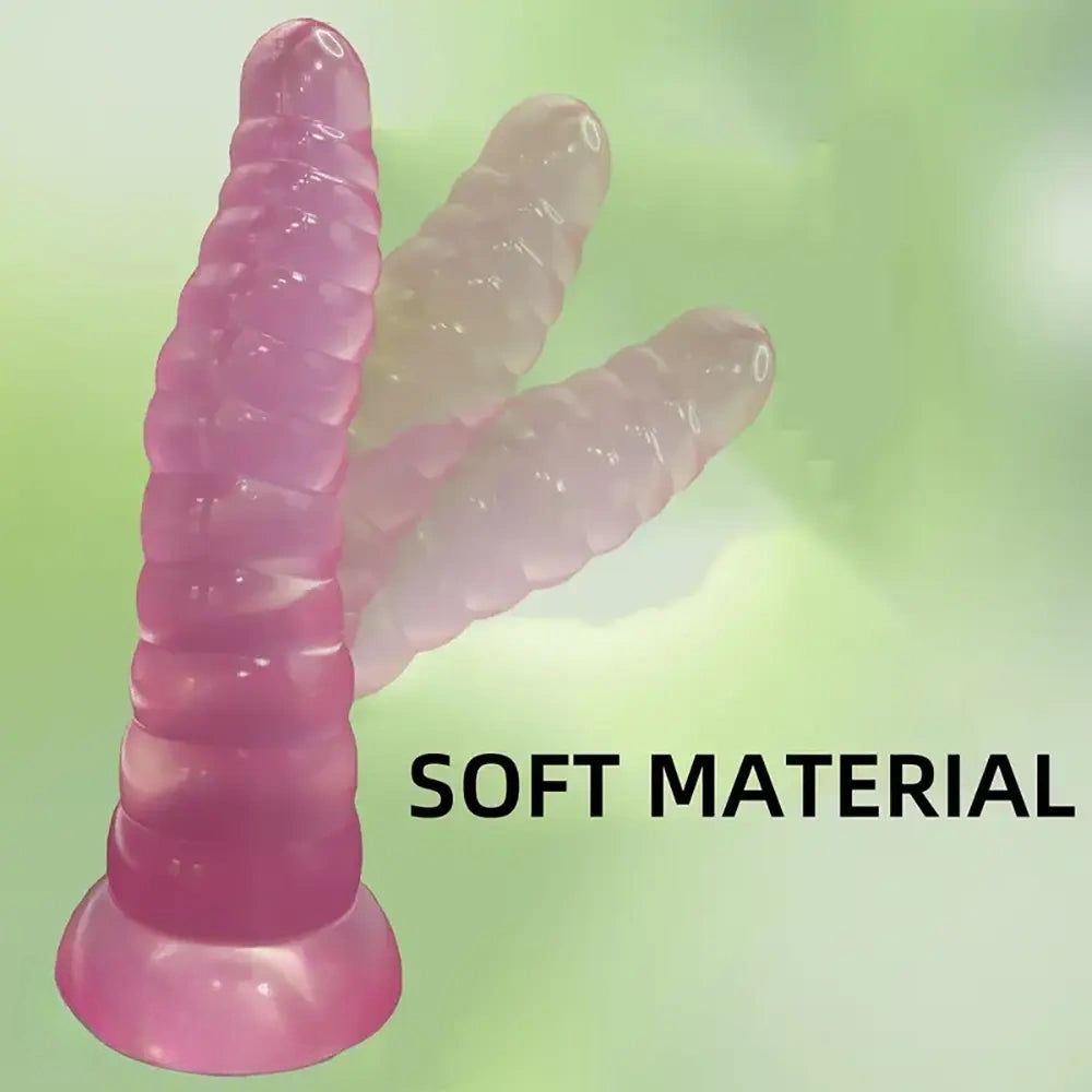 8.66in Pink PVC Monster Big Fantasy Odd Dildo For Women G Spot