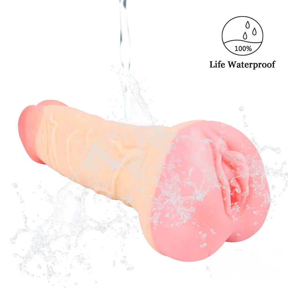 8.66in Pocket Pussy Dildo For Penis Masturbation Male Masturbator