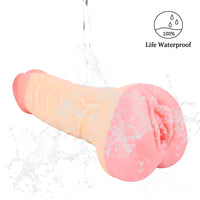 8.66in Pocket Pussy Dildo For Penis Masturbation Male Masturbator