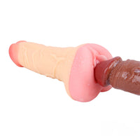 8.66in Pocket Pussy Dildo For Penis Masturbation Male Masturbator