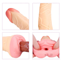 8.66in Pocket Pussy Dildo For Penis Masturbation Male Masturbator