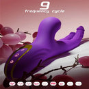 8.66in Powerful Dual-Head G-Spot Clitoral Stimulator Vibrating Dildo