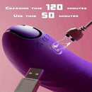 8.66in Powerful Dual-Head G-Spot Clitoral Stimulator Vibrating Dildo