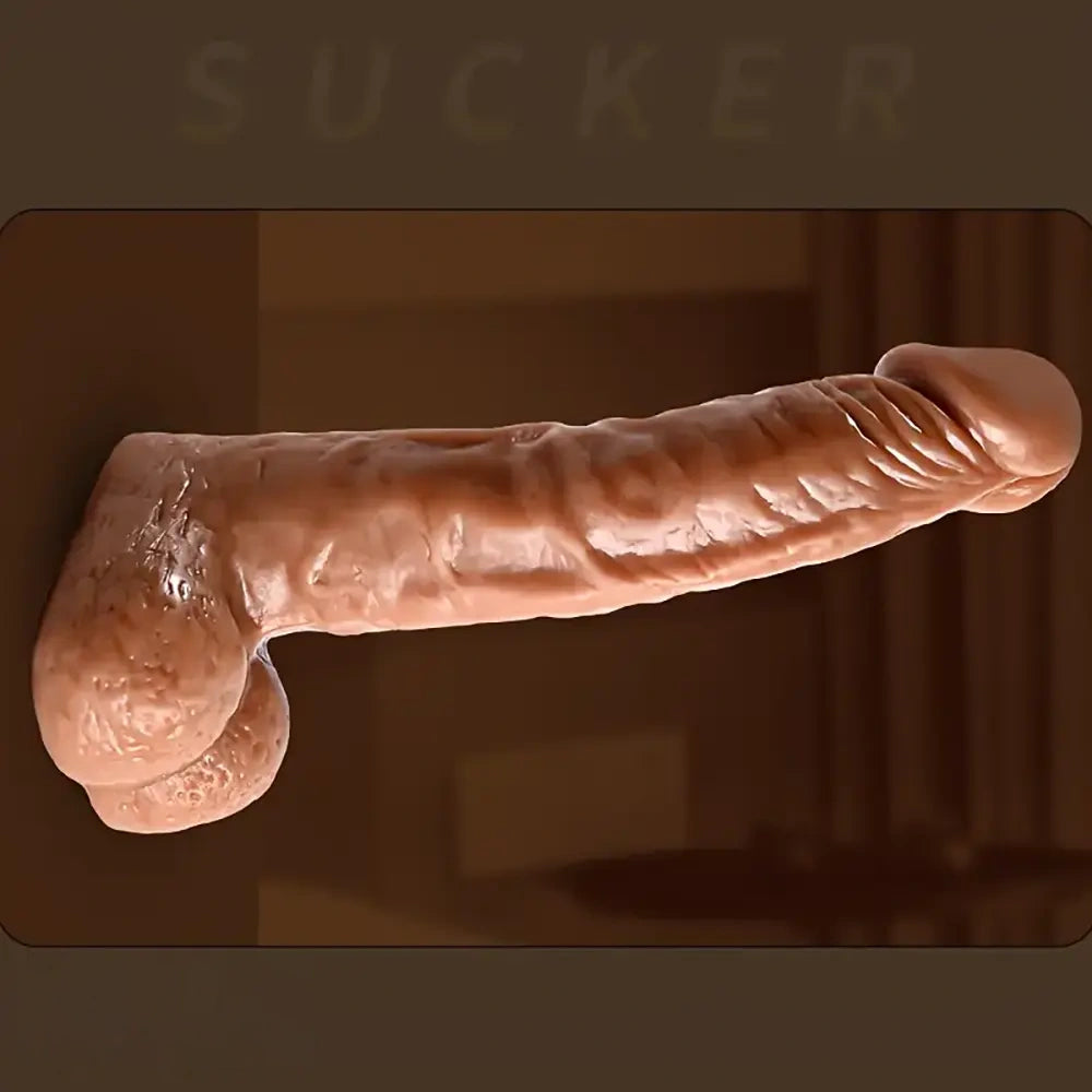 8.66in Real Big TPE Soft Dildo For Women Men Masturbator Sex Toy