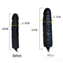 8.66in Real Lifelike Inflatable Dildo For Adult Females Males
