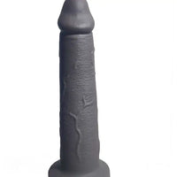 8.66in Real Silicone Soft Ebony Big Dildo For Adults G-Spot Stimulation