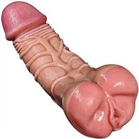 8.66in Real Texture Pussy Dildo For Men Women Sex Orgasm
