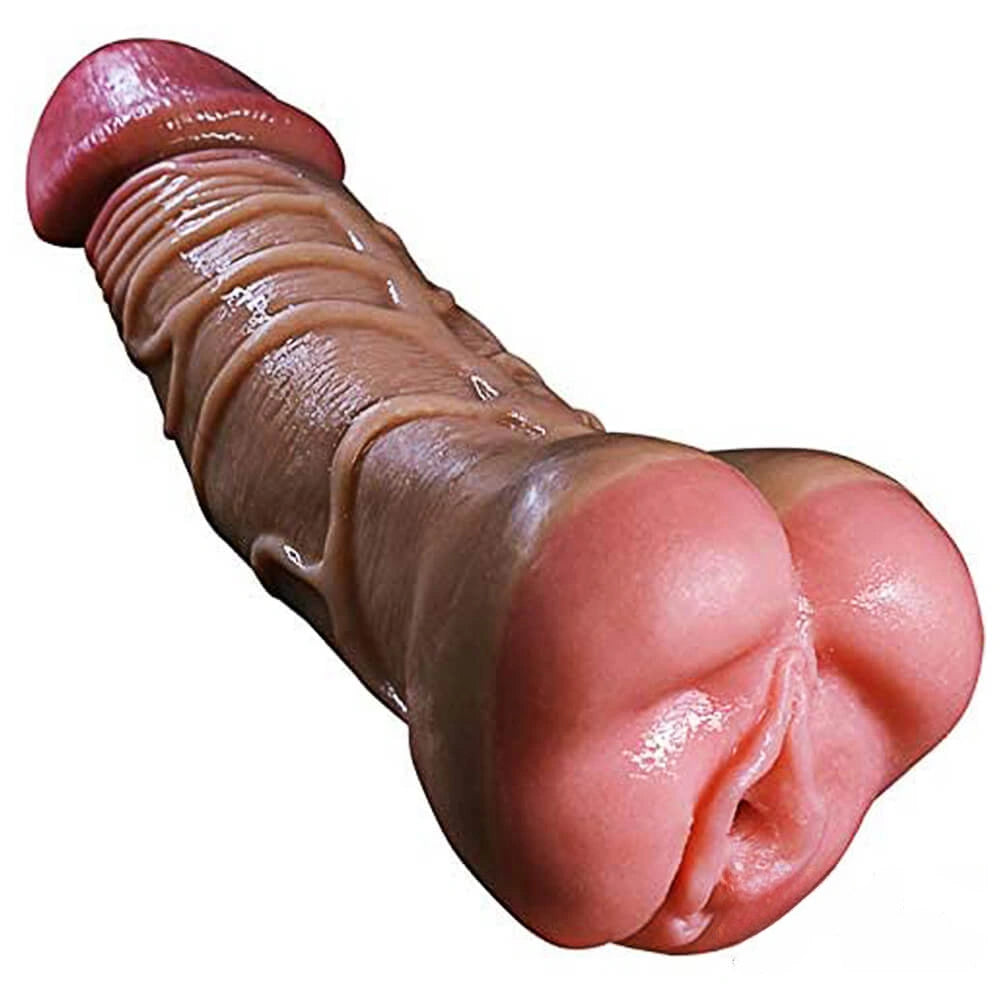 8.66in Real Texture Pussy Dildo For Men Women Sex Orgasm