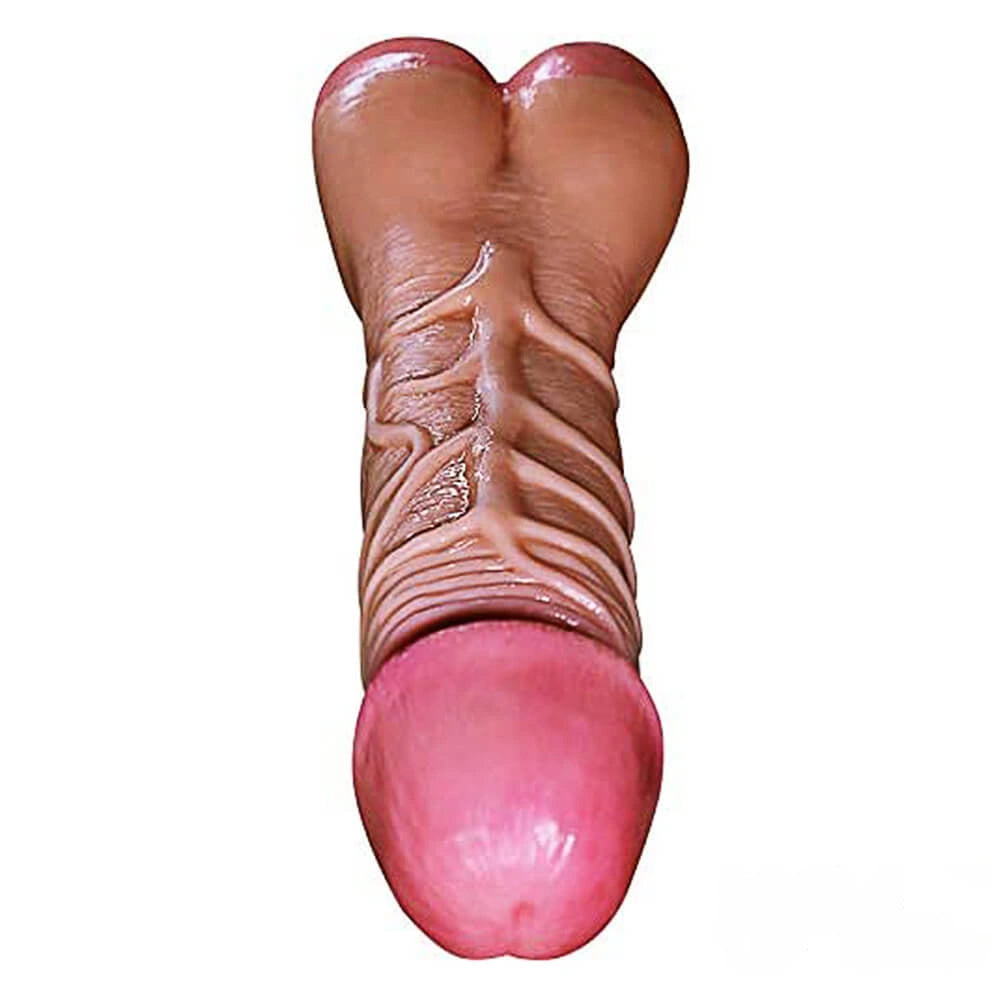 8.66in Real Texture Pussy Dildo For Men Women Sex Orgasm