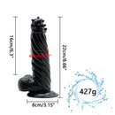 8.66in Realistic Animal Dildo With Spiked Glans SM Sex Toy For Adult