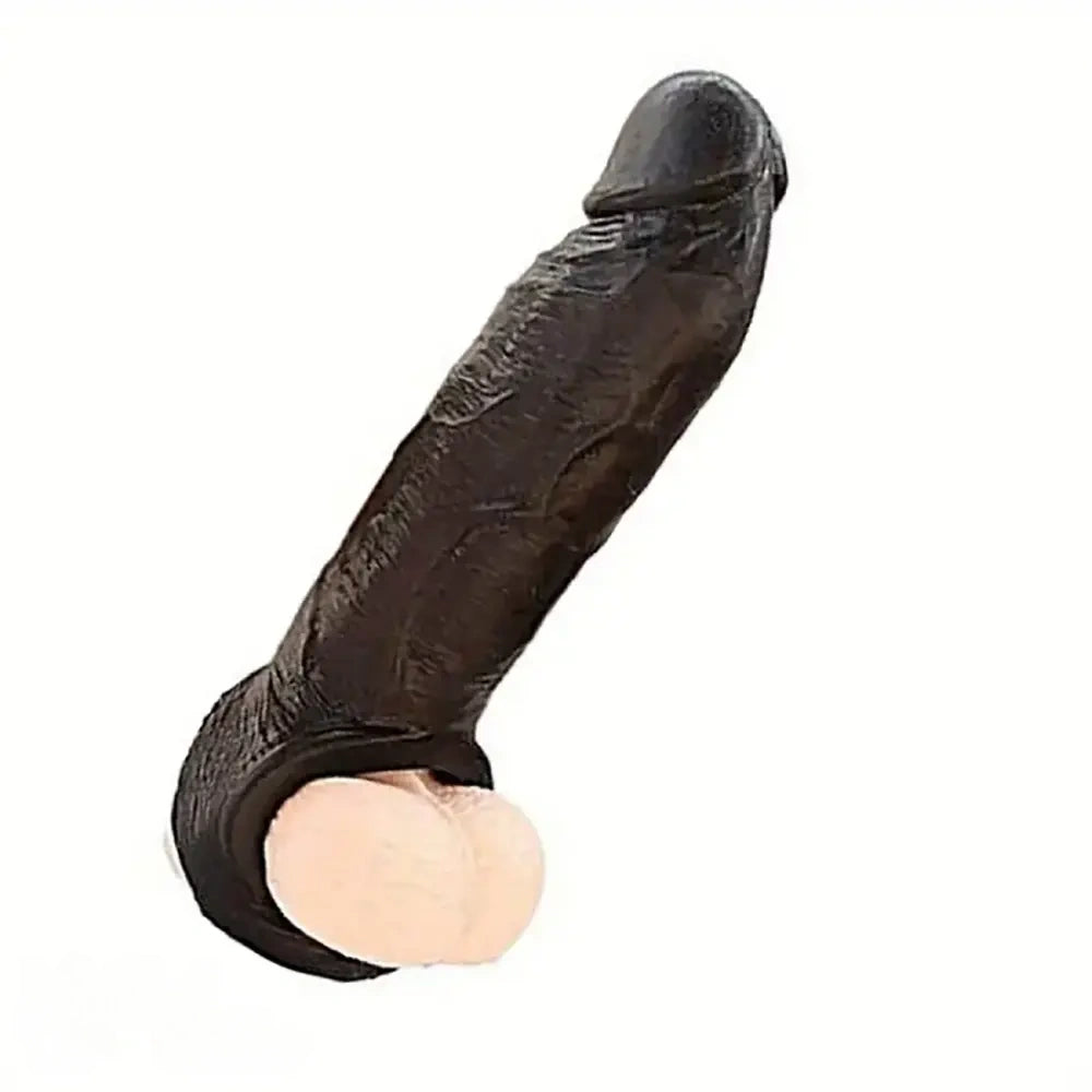 8.66in Realistic Dildo Sleeve Feel Like Skin For Hands-Play Sex Pleasure