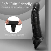 8.66in Realistic Dildo Sleeve Feel Like Skin For Hands-Play Sex Pleasure