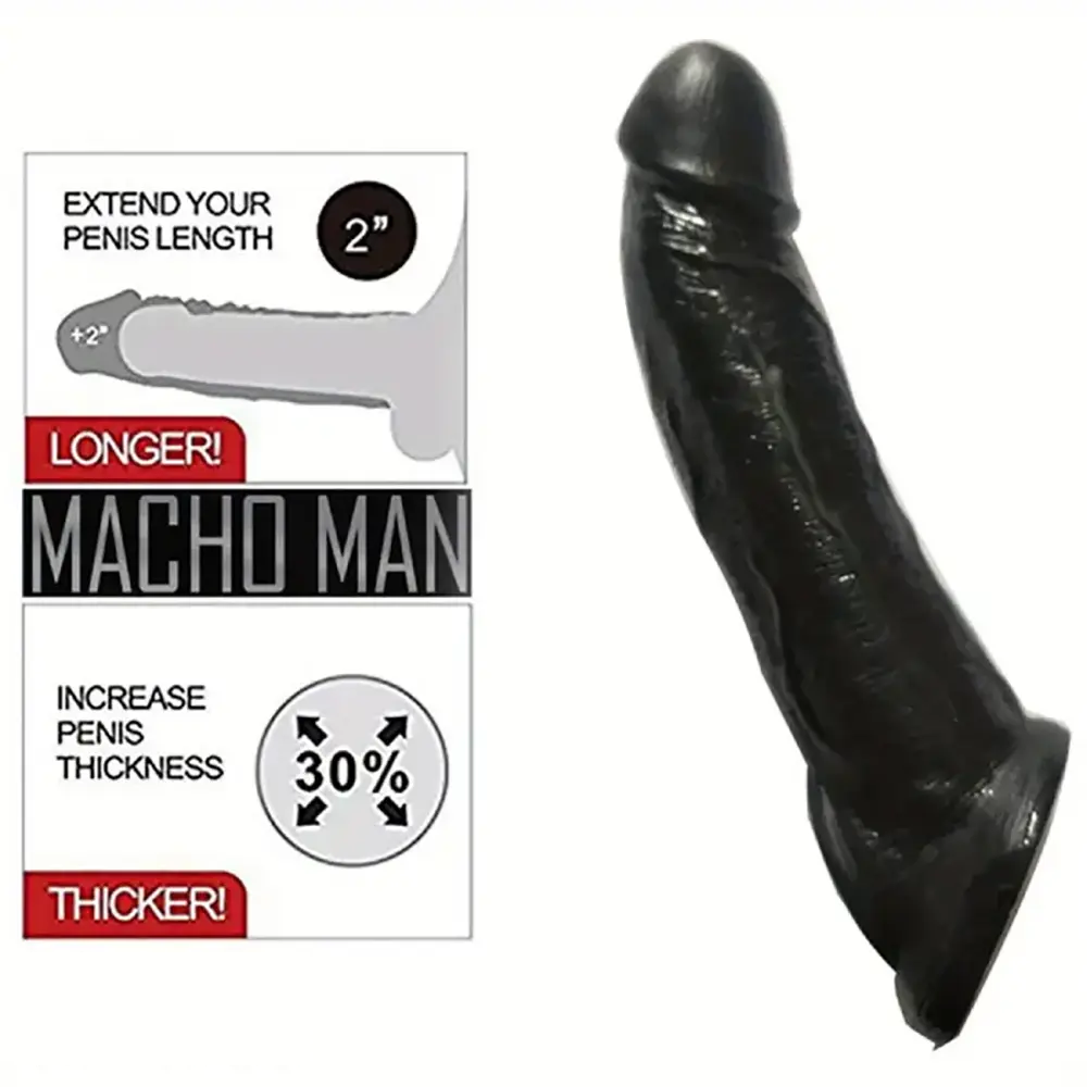 8.66in Realistic Dildo Sleeve Feel Like Skin For Hands-Play Sex Pleasure