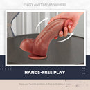8.66in Realistic Feeling Flesh Thick Dildo For Women Masturbation