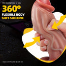 8.66in Realistic Feeling Flesh Thick Dildo For Women Masturbation