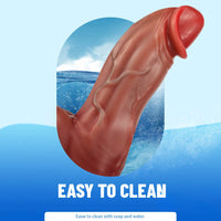 8.66in Realistic Feeling Flesh Thick Dildo For Women Masturbation