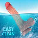 8.66in Realistic G-spot Orgasm Dildo With Lifelike Glans Veins