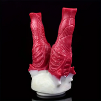 8.66in Realistic Monster Odd Liquid Silicone Double-Ended Dildo
