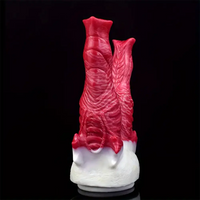 8.66in Realistic Monster Odd Liquid Silicone Double-Ended Dildo