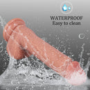 8.66in Realistic Silicone Dildo Sex Toy For G Spot Vagina Stimulation