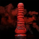 8.66in Realistic Uncut Silicone Dildo Skin-Like Speckled Odd Big Dildo