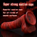 8.66in Realistic Uncut Silicone Dildo Skin-Like Speckled Odd Big Dildo