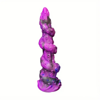 8.66in Silicone Monster Spiral Large Soft Dildo For Women Strong Suction Cup