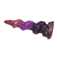 8.66in Silicone Monster Spiral Large Soft Dildo For Women Strong Suction Cup