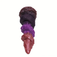 8.66in Silicone Monster Spiral Large Soft Dildo For Women Strong Suction Cup