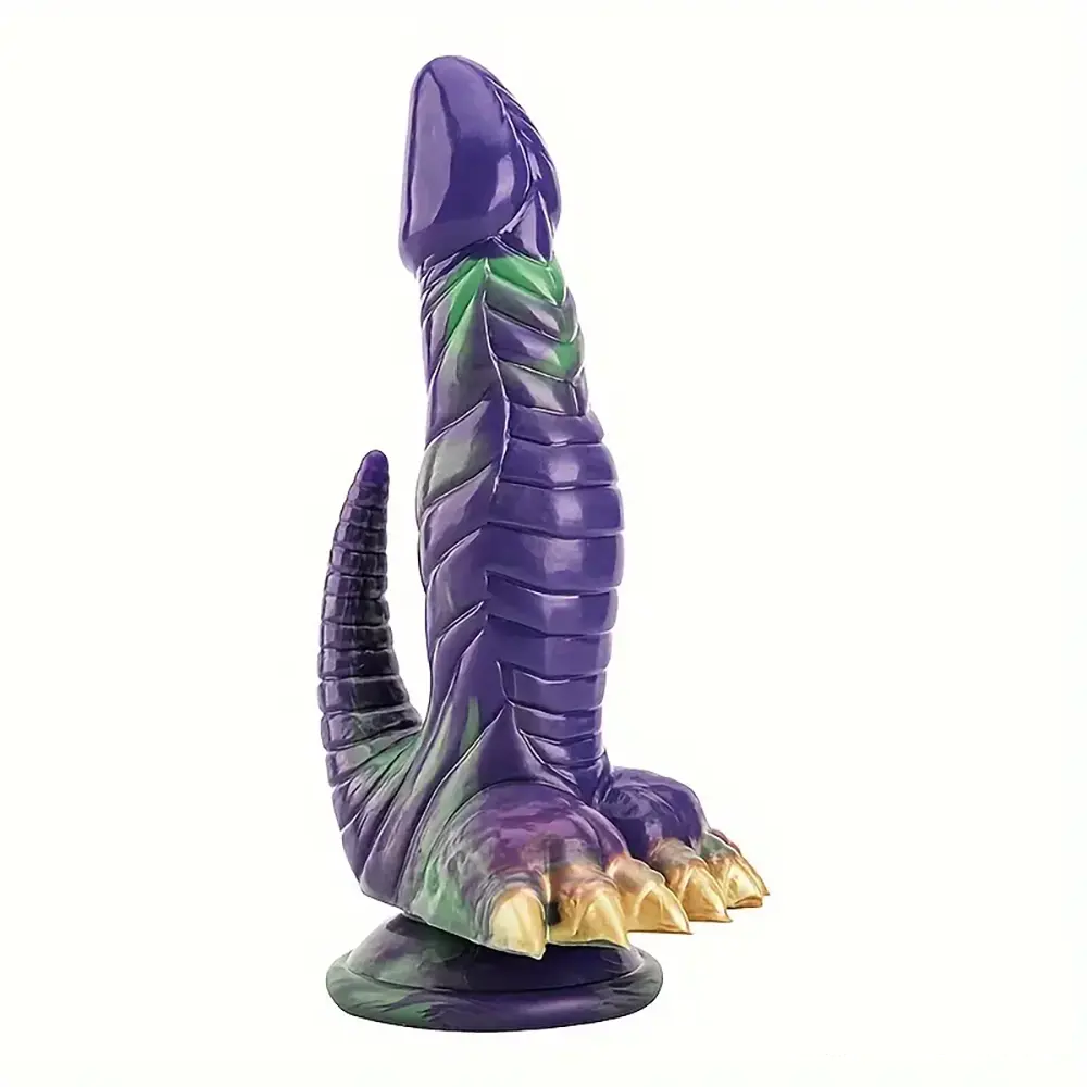 8.66in Silicone Soft Big Dragon Monster Dildo For Women Men G-Spot