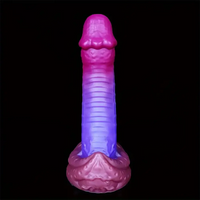 8.66in Silicone Soft Monster Dildo For Women Men G-Spot Vaginal Love Sex Toy