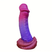 8.66in Silicone Soft Monster Dildo For Women Men G-Spot Vaginal Love Sex Toy