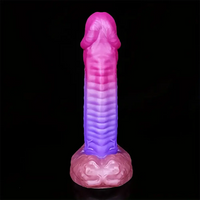8.66in Silicone Soft Monster Dildo For Women Men G-Spot Vaginal Love Sex Toy