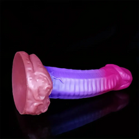 8.66in Silicone Soft Monster Dildo For Women Men G-Spot Vaginal Love Sex Toy