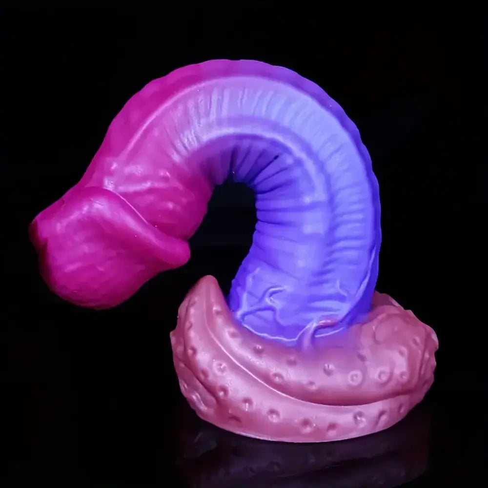8.66in Silicone Soft Monster Dildo For Women Men G-Spot Vaginal Love Sex Toy