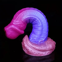 8.66in Silicone Soft Monster Dildo For Women Men G-Spot Vaginal Love Sex Toy